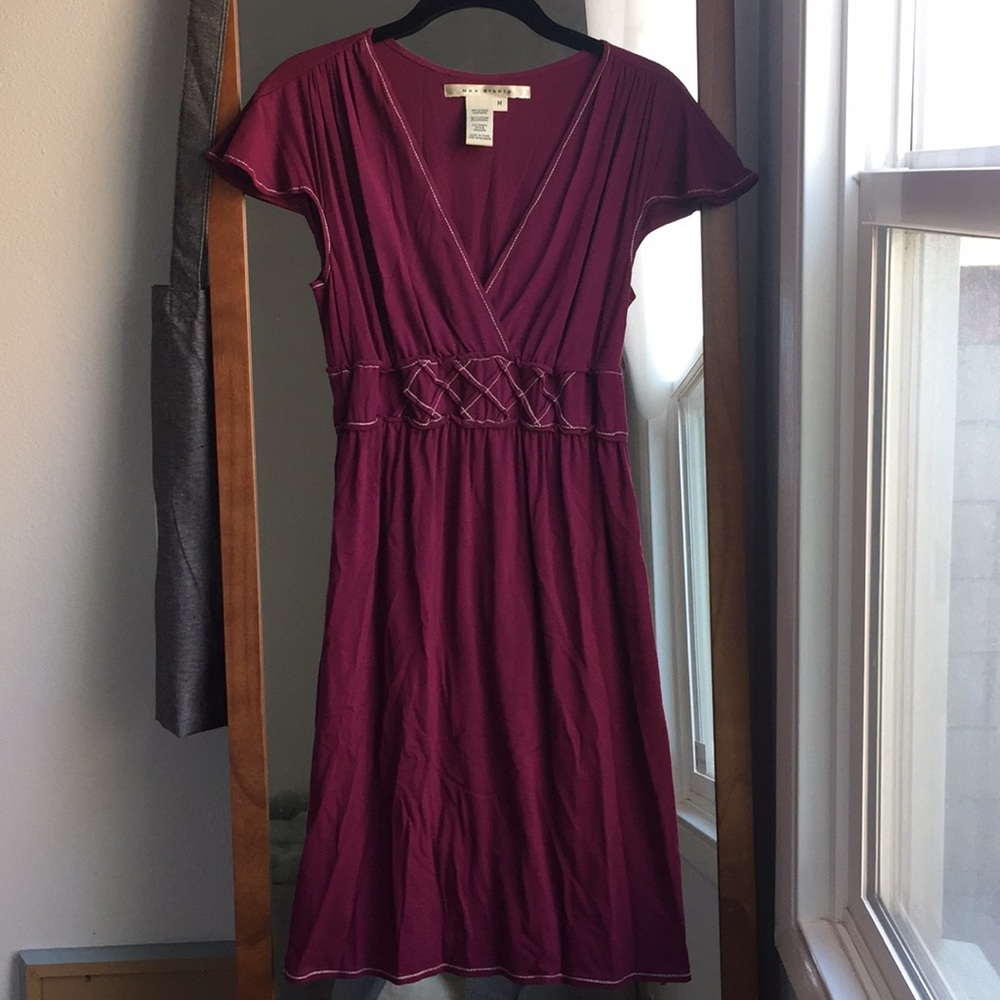 Max Studio wrap-style dress